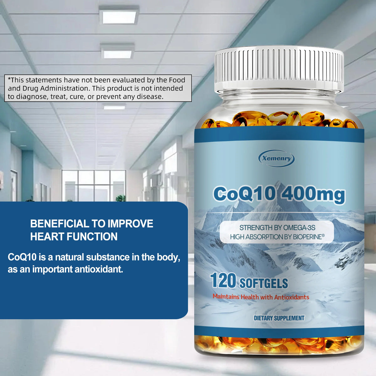 Clinical Strength CoQ10 400mg Support