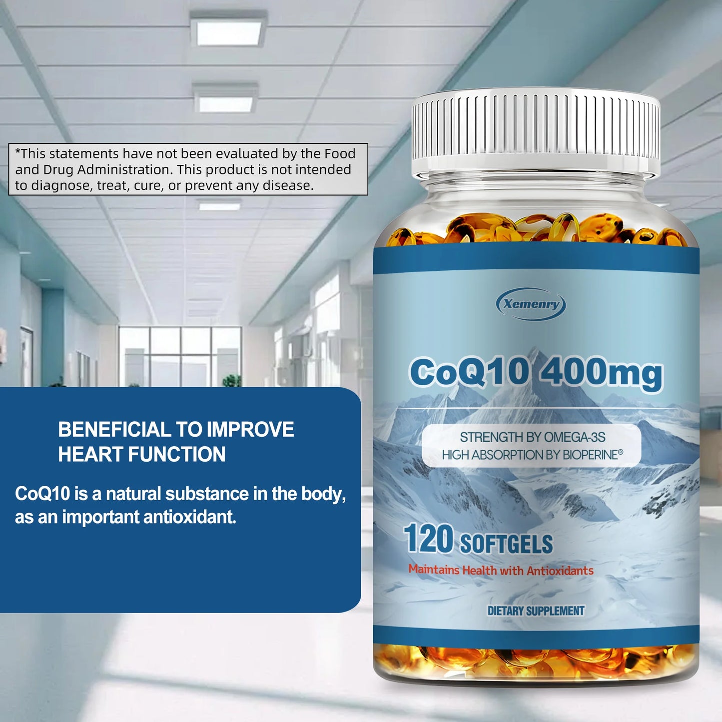 Clinical Strength CoQ10 400mg Support